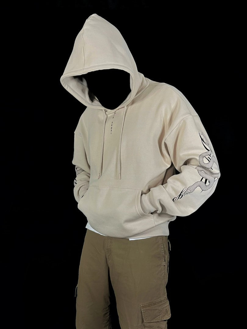 Serpent Hoodie - Beige