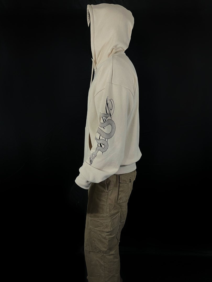 Serpent Hoodie - Beige