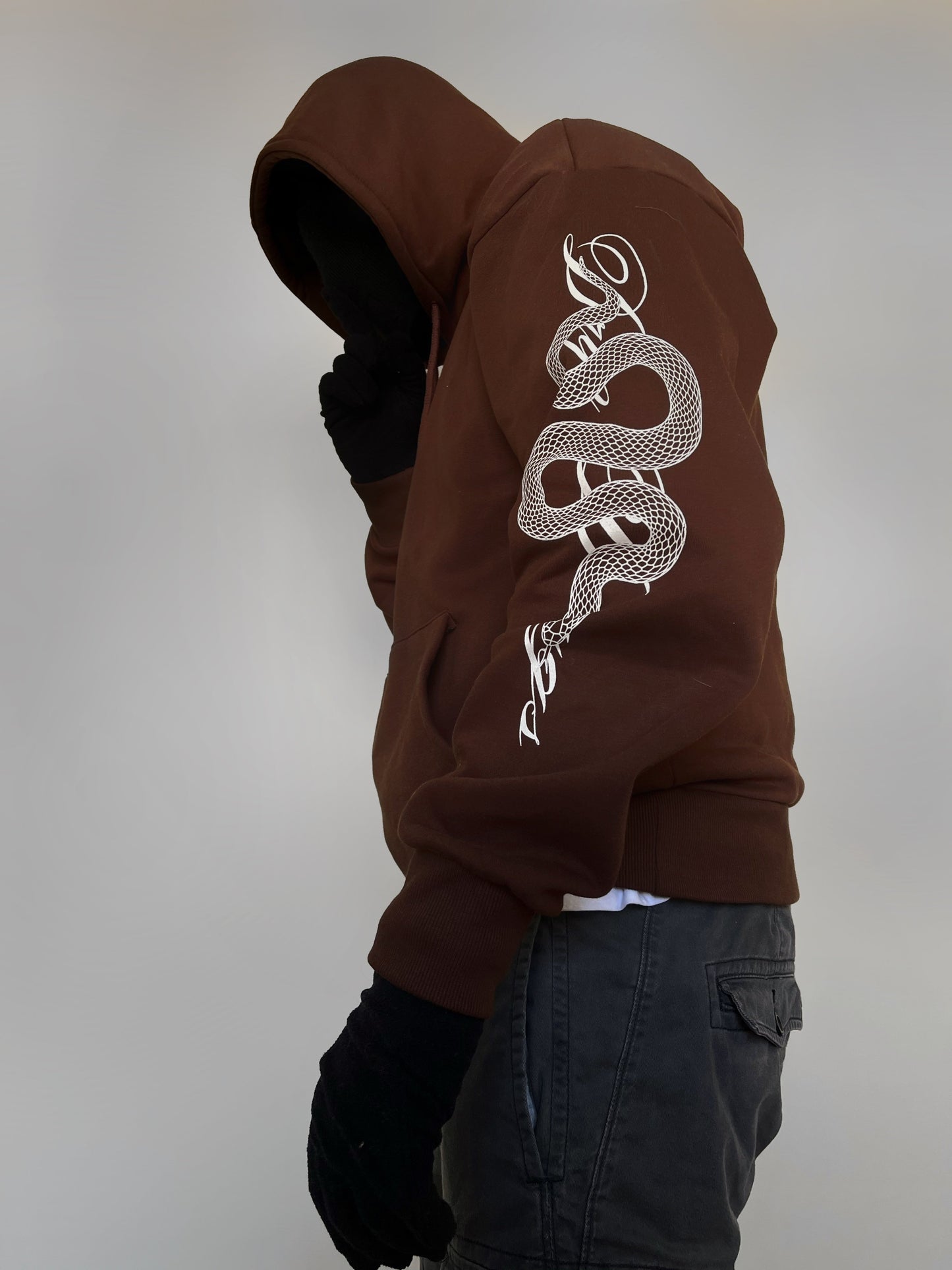 Serpent Hoodie - Brown