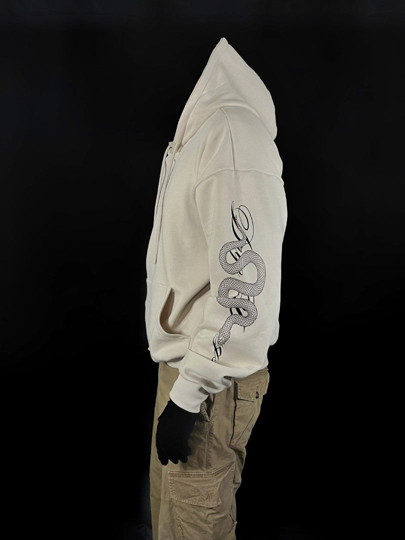 Serpent Hoodie - Beige