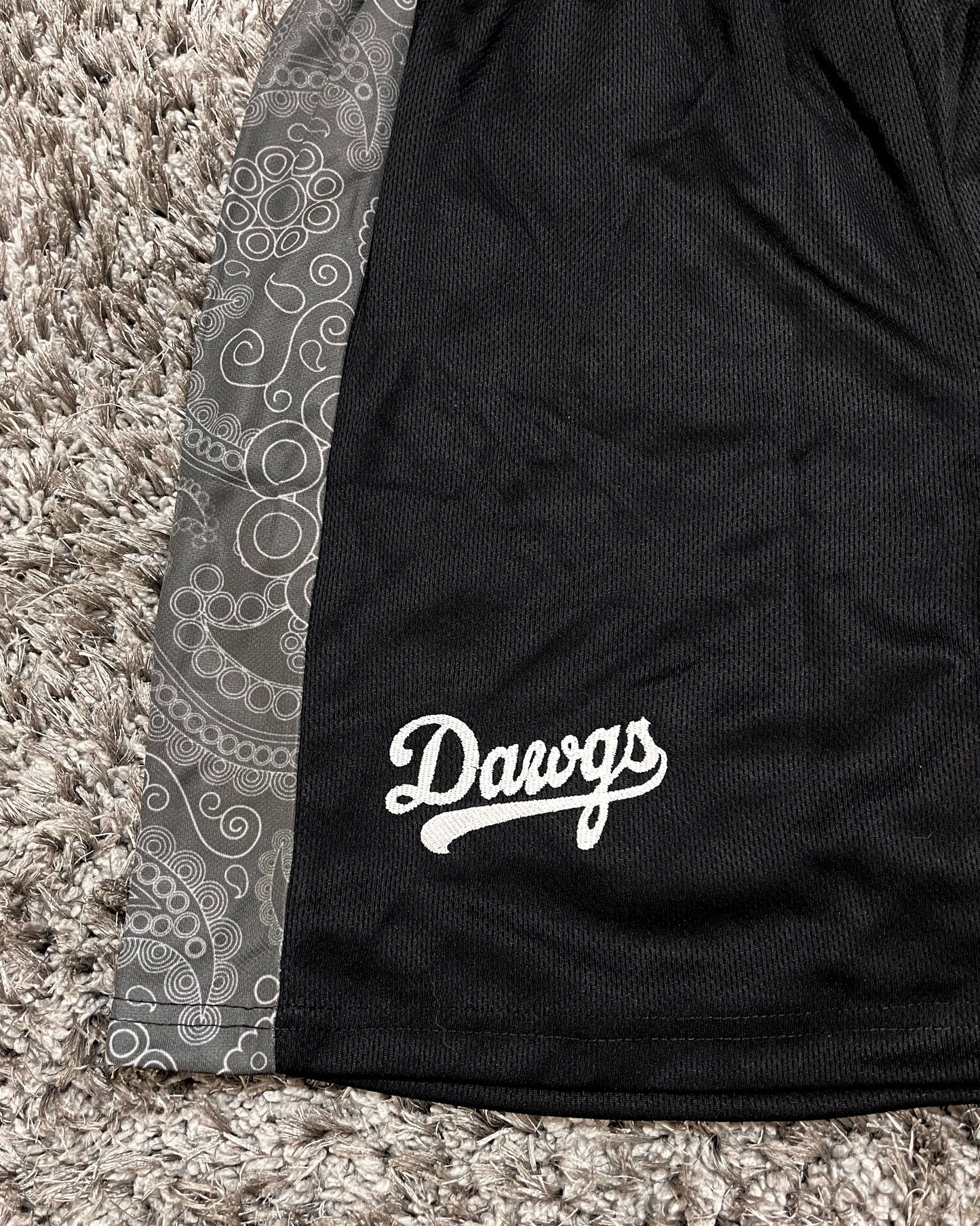 Baseball Jersey Shorts - Black Grease