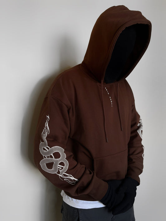 Serpent Hoodie - Brown