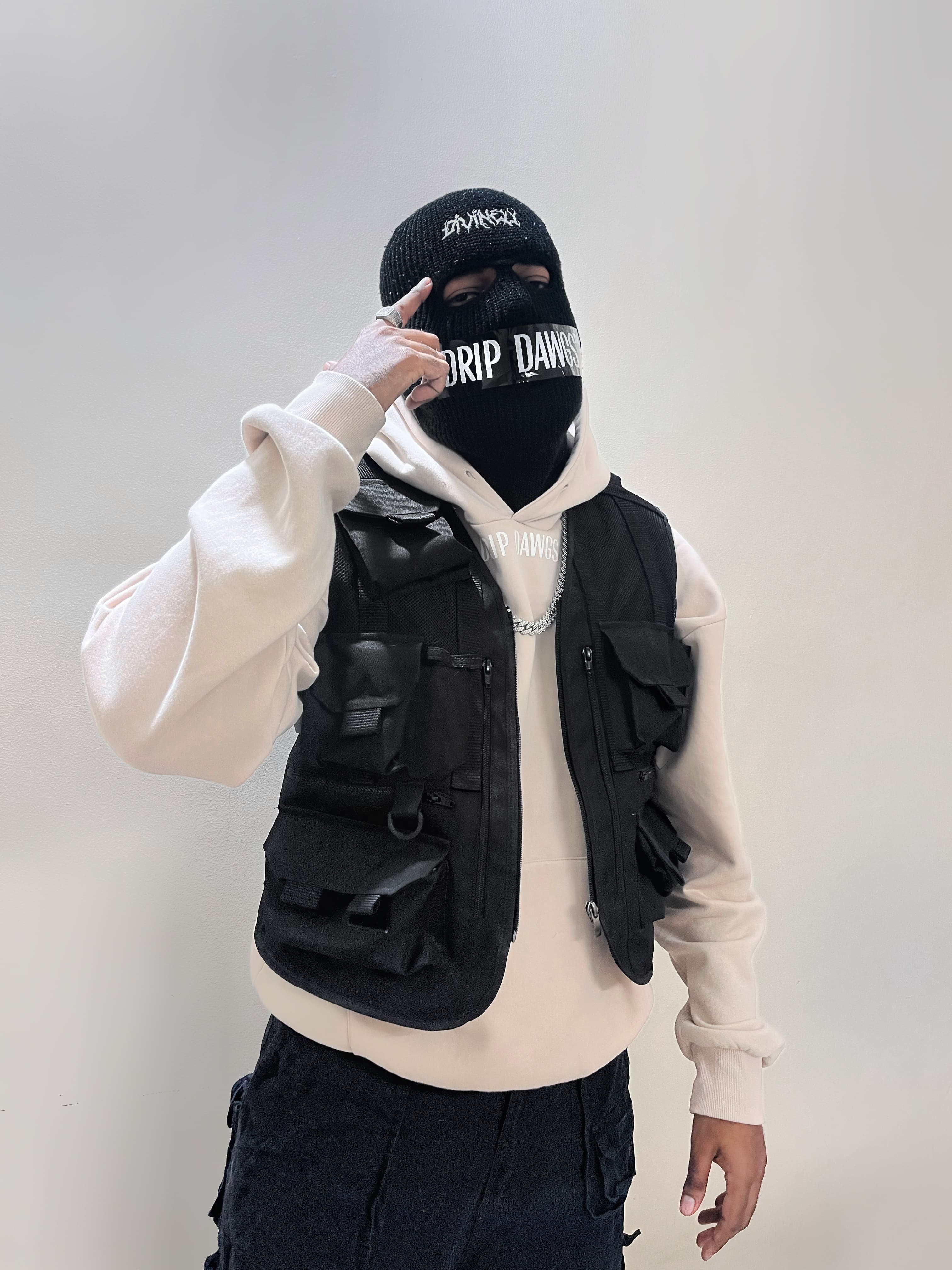 Tactical vest hoodie sale